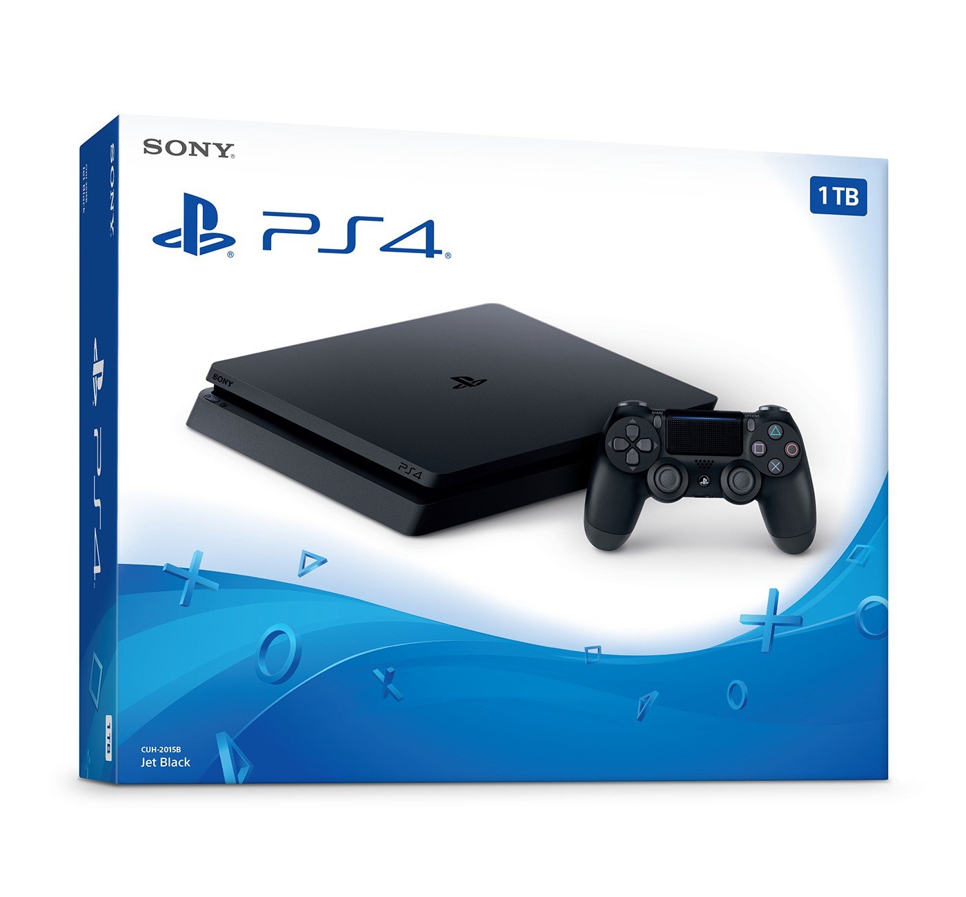Playstation 4 Slim 1TB Jet Black Gaming Console Bundle With an Extra Black DualShock 4 Wireless Controller Playstation 4 Slim 1TB Jet Black Gaming Console Bundle With an Extra Black DualShock 4 Wireless Controller